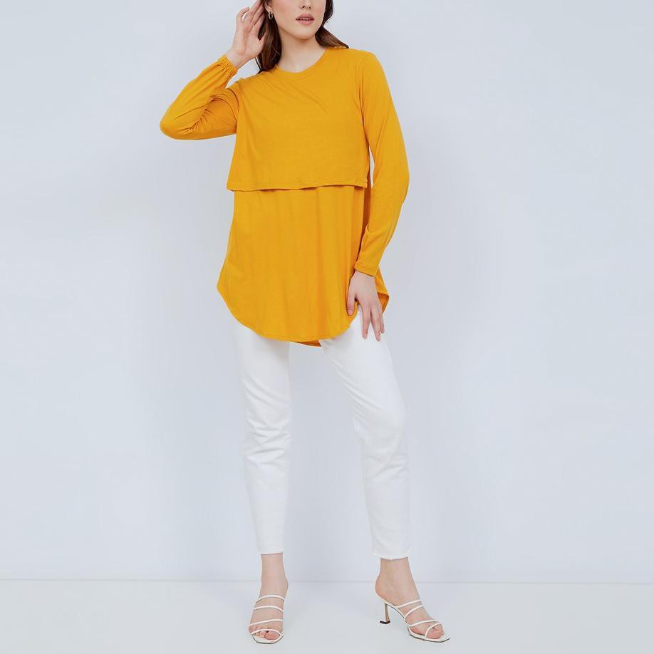 Sudah READY.. Nyonya Nursing Wear  Diza Bamboo - Baju Ibu Hamil Dan Menyusui