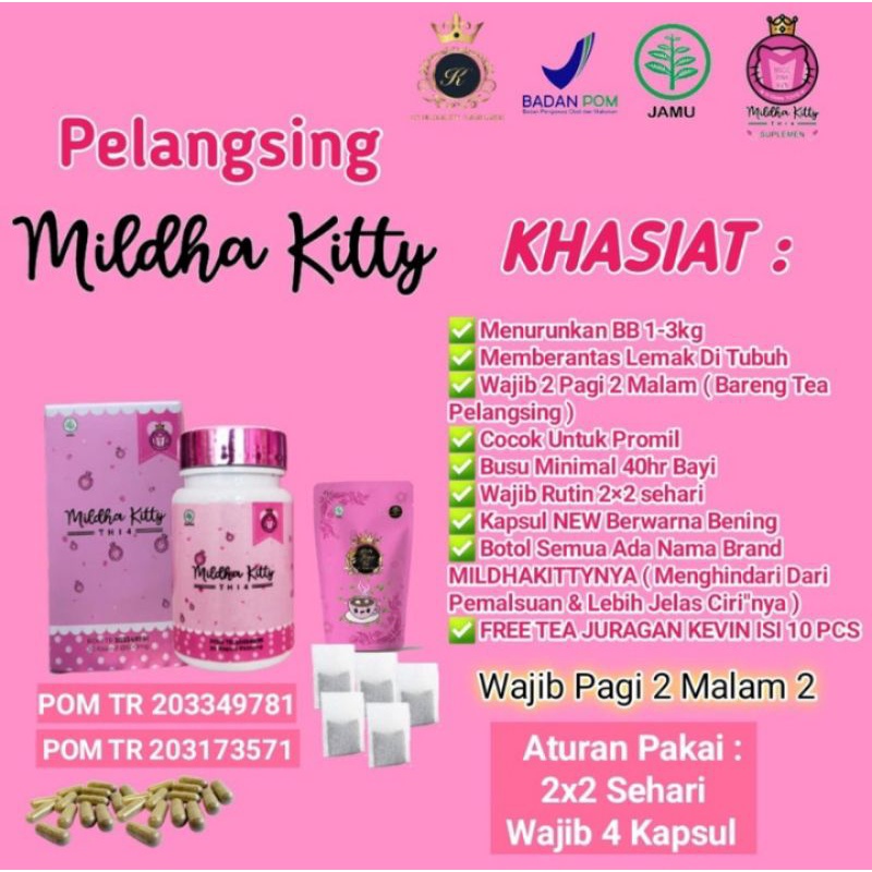 pil pelangsing mildhakitty free teh kevin