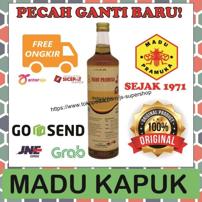 

[COD] Madu asli kapuk 650 ml madu pramuka alami [COD]