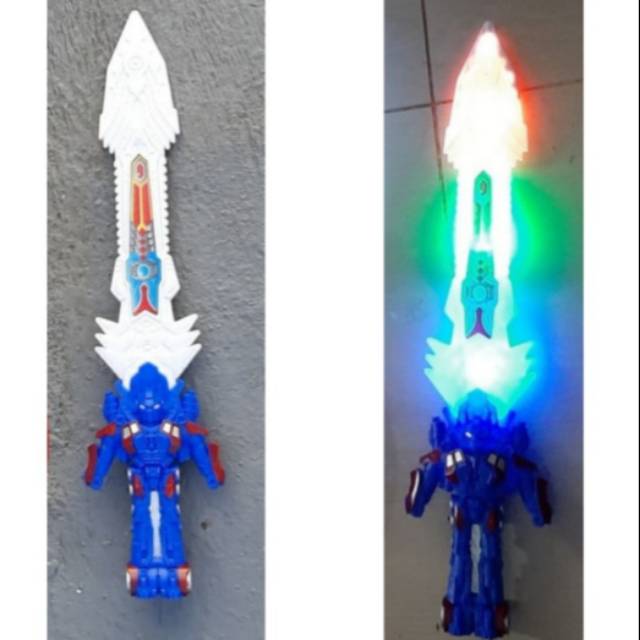 MAINAN PEDANG LAMPU LED POWER RANGGER & BERSAUDARA