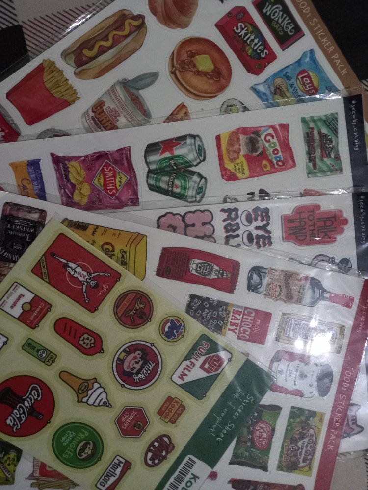 Premium Tumblr Sticker (food Pack)