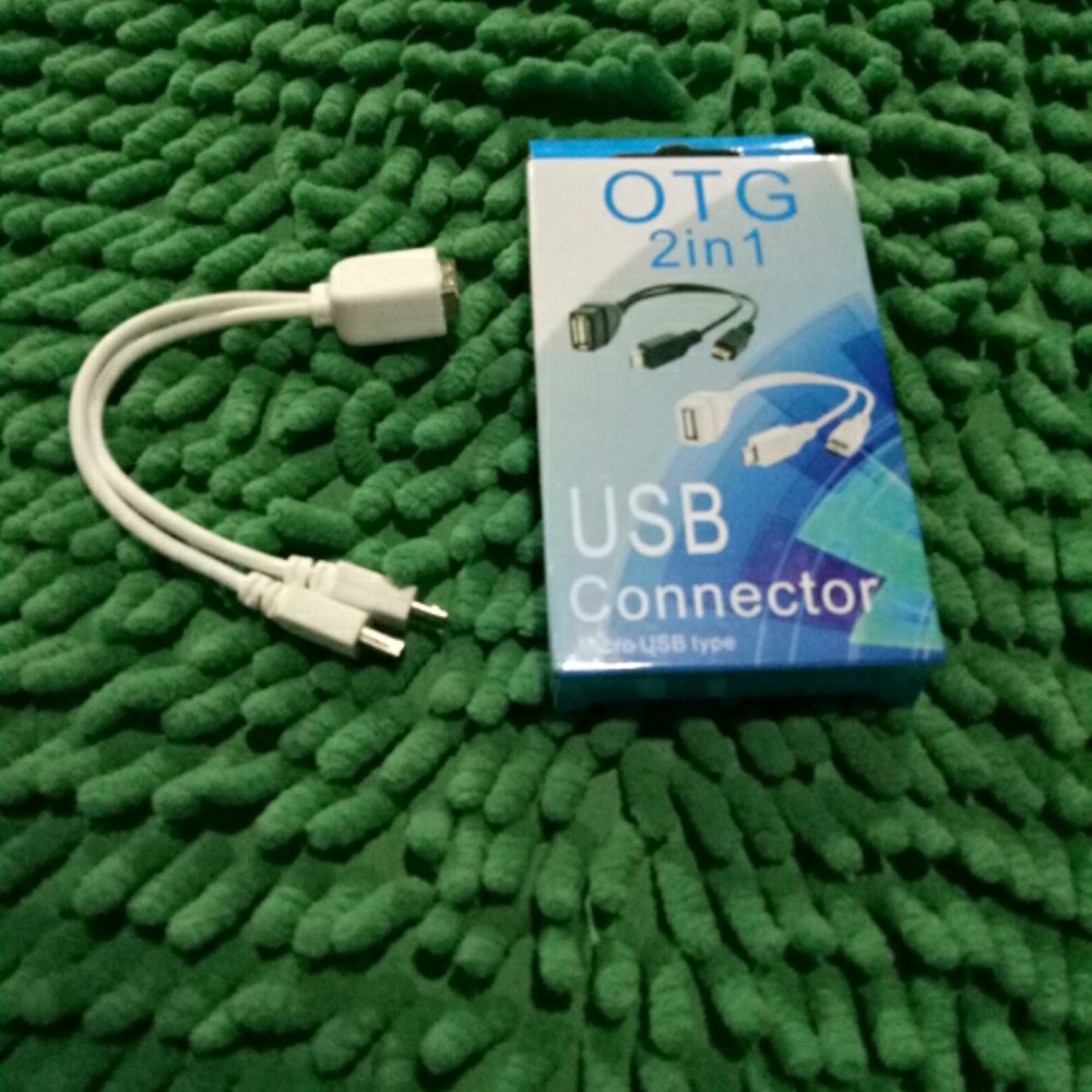 GROSIR AKSESORIS HP kabel otg 2in1