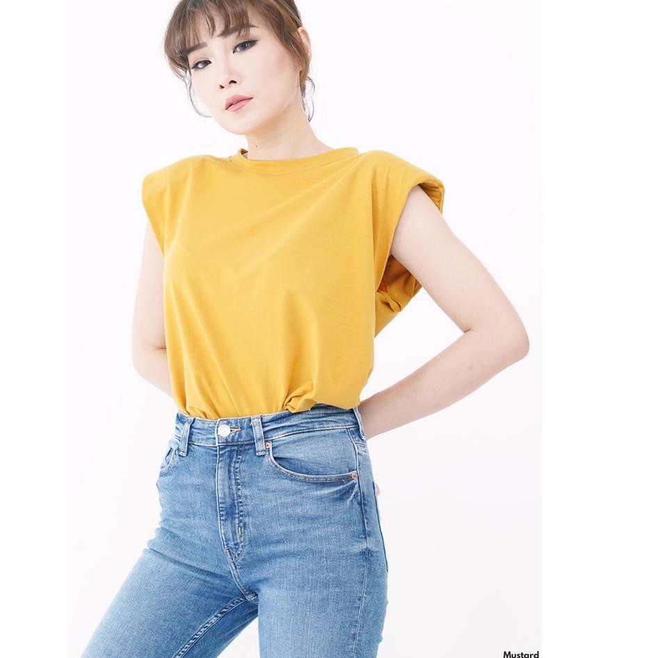 Produk Terlaris Padded Tshirt / Yesco Blouse / Muscle Tee