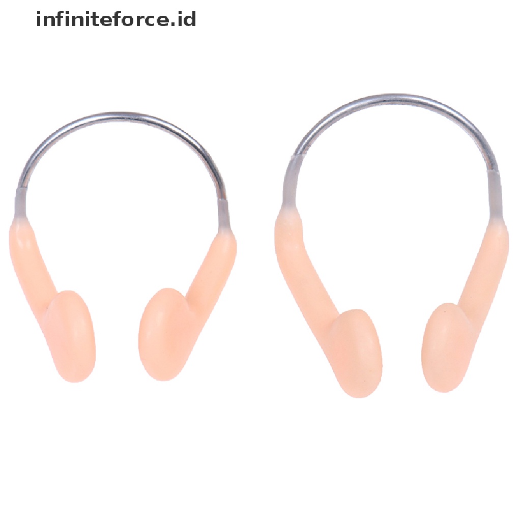 (Infiniteforce.Id) Klip Hidung Bahan Silikon Anti Slip Untuk Diving / Renang