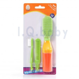 IQ Baby Brush and Comb with rattle