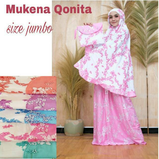 Dapat 5pcs PRODUSEN MUKENA GROSIR  Mukena Shabby Bunga 