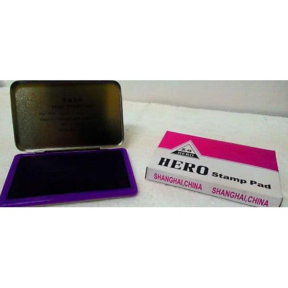 

Bak Stempel Hero Dengan Tinta Warna Ungu Uk. 12 X 8 Cm
