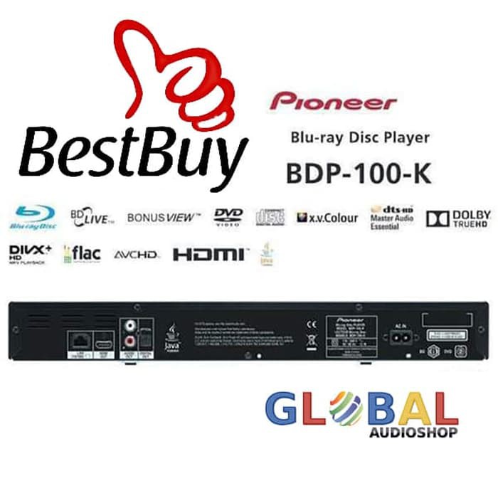 Pioneer BDP-100 Bluray Player BDP100 - Hitam