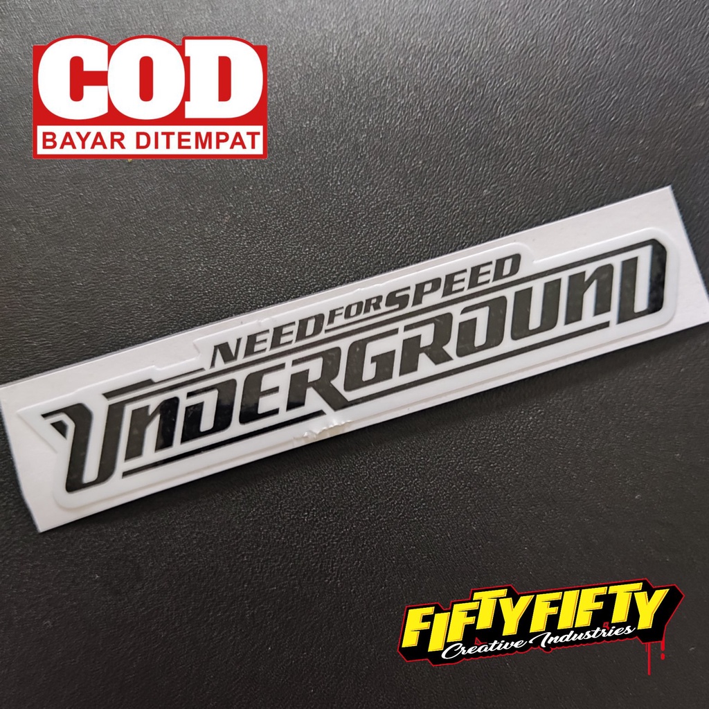 Stiker Print Cut NEED FOR SPEED Stiker Printing Laminasi Glossy Stiker Motor Mobil Helm Sudah Membentuk Pola Desain