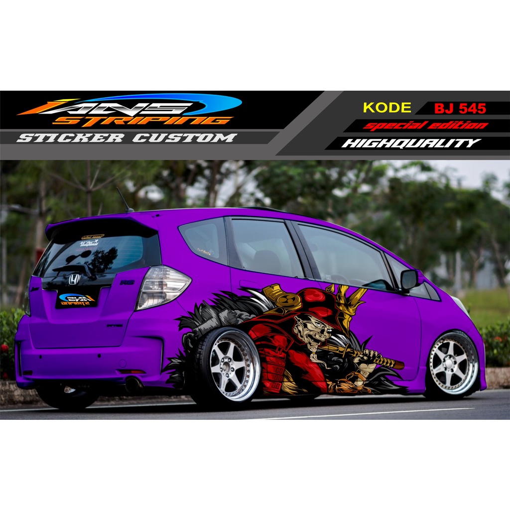 STICKER VARIASI MOBIL JAZZ BRIO AGYA SIGRA YARIS / DECAL MOBIL / STIKER DECAL MOBIL TERBARU