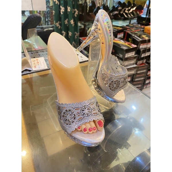 SENDAL PENGANTIN SENDAL PESTA 9cm HEELS PESTA MEWAH IMPORT