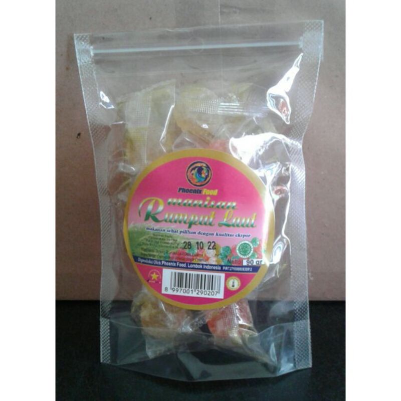 

Manisan Rumput laut khas Lombok 90 gr