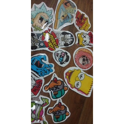 

stiker timbul resin custom bombsticker laptop hp