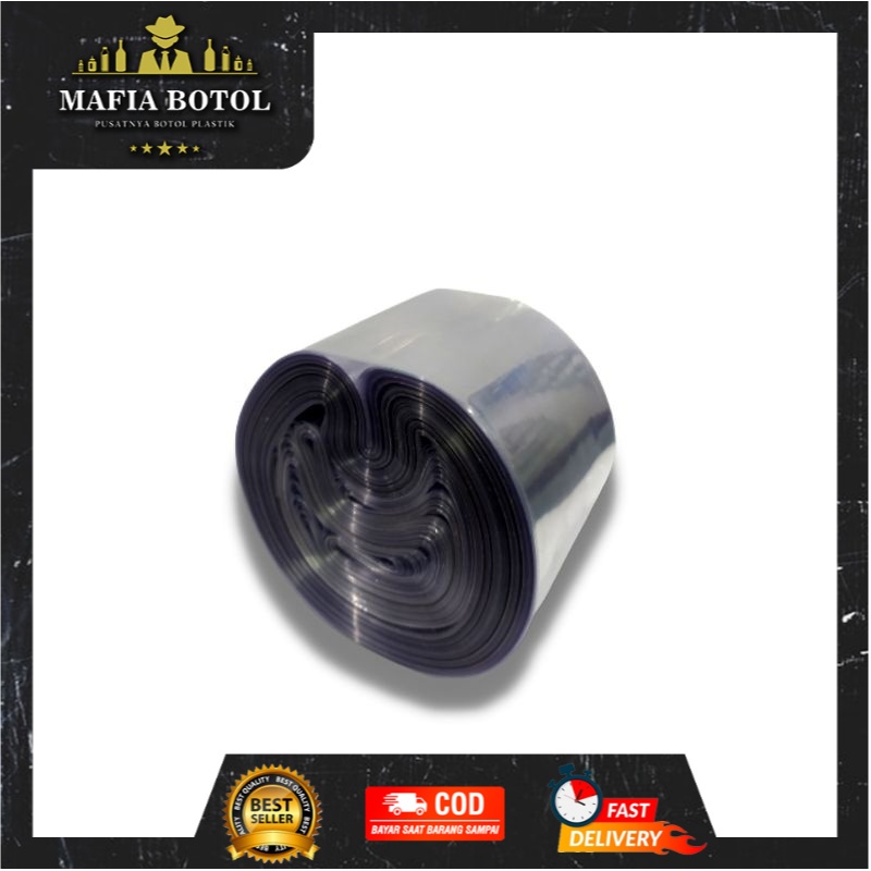 

Plastik Segel Shrink Pvc untuk Toples Tabung diameter 9 cm 1 Roll