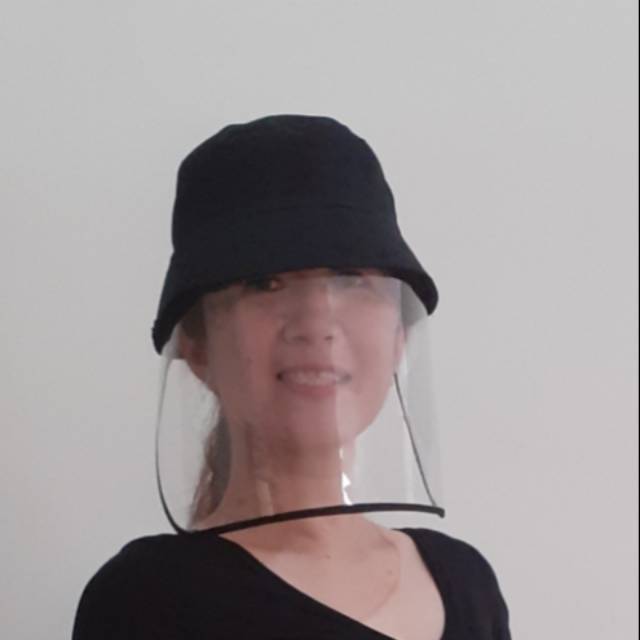 topi wanita promo murah surabaya/topi pelindung murah surabaya/topi dengan tutup mika