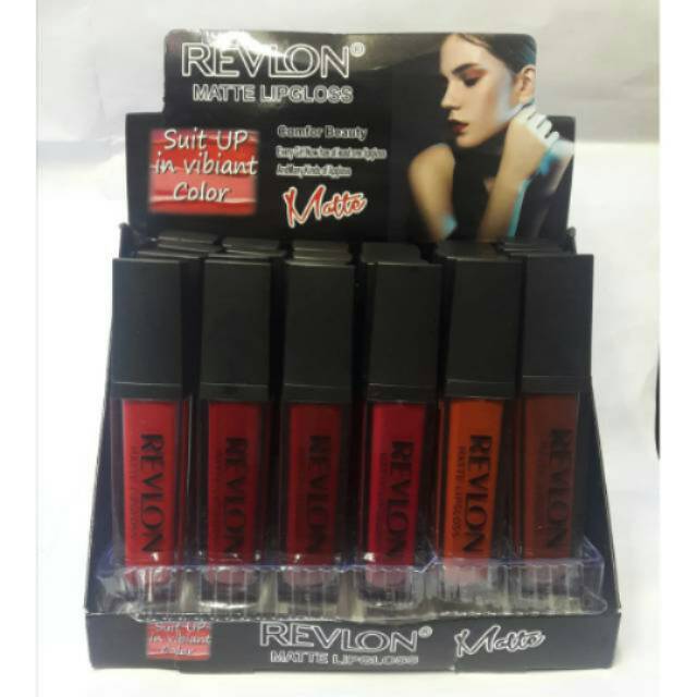 Lipgloss Matte REVLON 24pcs