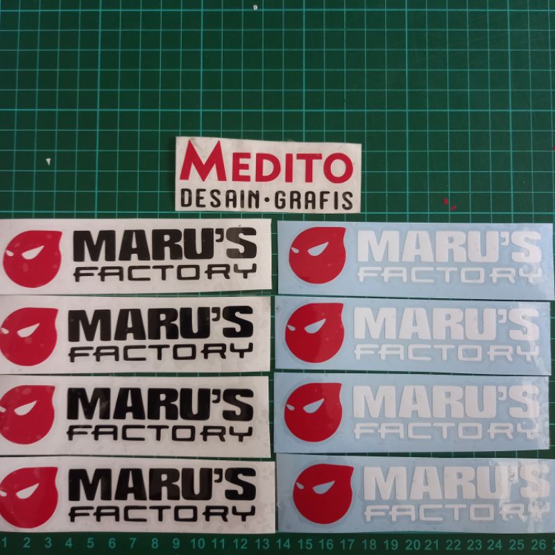 Stiker Cutting Marus's Factory