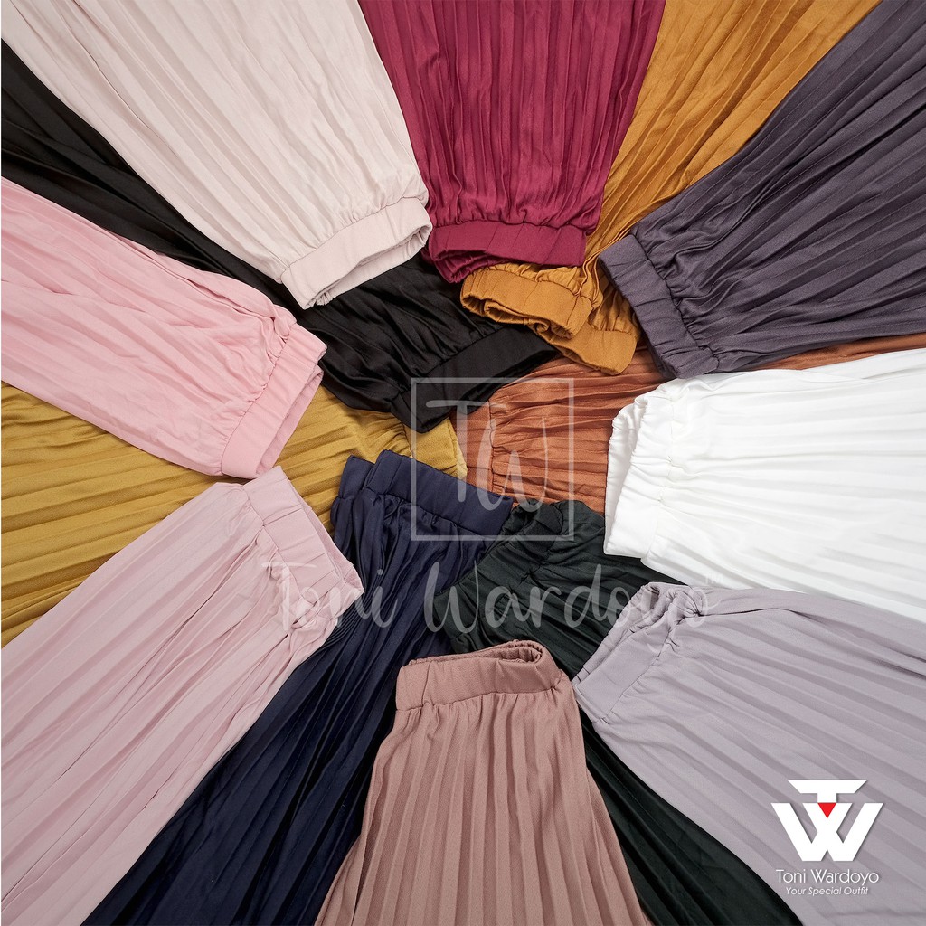 Rok Plisket Payung abg/Plisket Premium kekinian  Bahan Lycra Import Premium Maxi Skirt Rok Plisket H