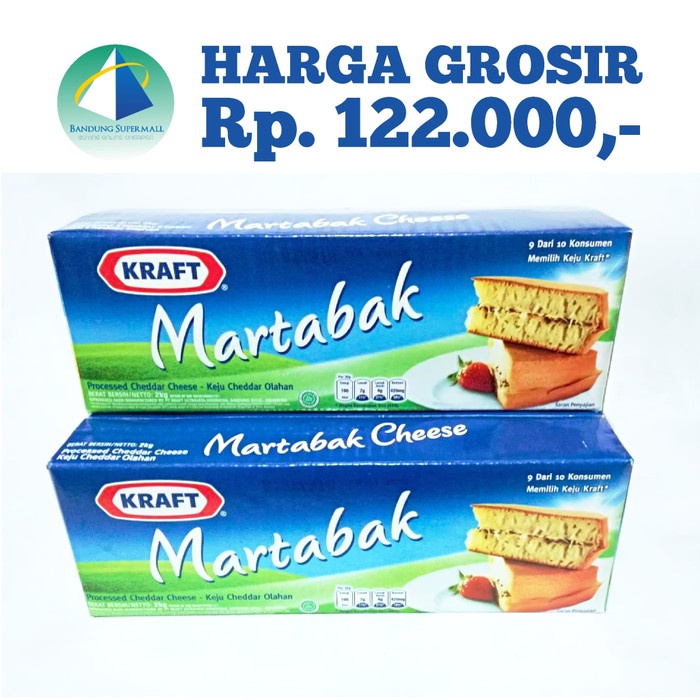 

Keju- Keju Kraft Martabak 2Kg ( Grosir ) -Keju.