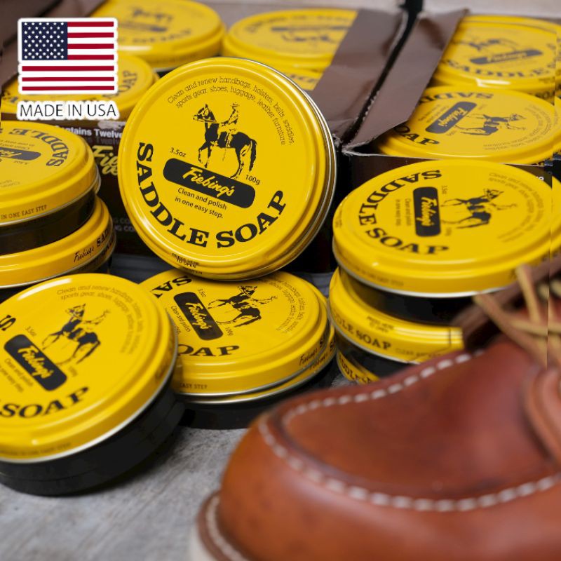 Saddle Soap Leather Water Base Fiebings Original / Pemberih Produk Kulit
