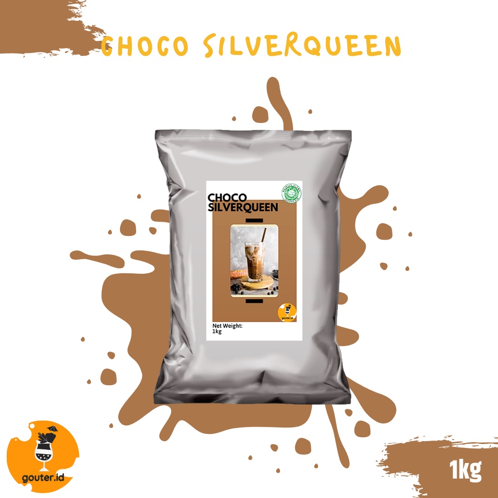 BUBUK MINUMAN RASA CHOCO SILFERQUEEN 1KG / SERBUK MINUMAN ANEKA RASA / BUBUK MINUMAN KEKINIAN / MINUMAN INSTAN / BOBA DRINKS