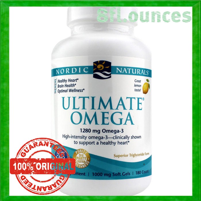 Nordic Naturals Ultimate Omega 180 softgels omg