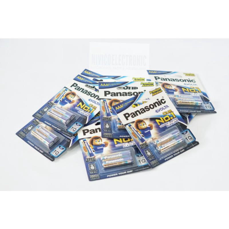 Baterai PANASONIC EVOLTA PREMIUM ALKALINE AAA A3 1.5V