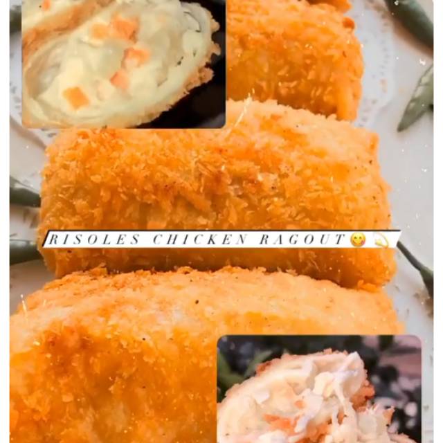 

Risoles Ham & Cheese, Kari Ayam, & Rogout Ayam