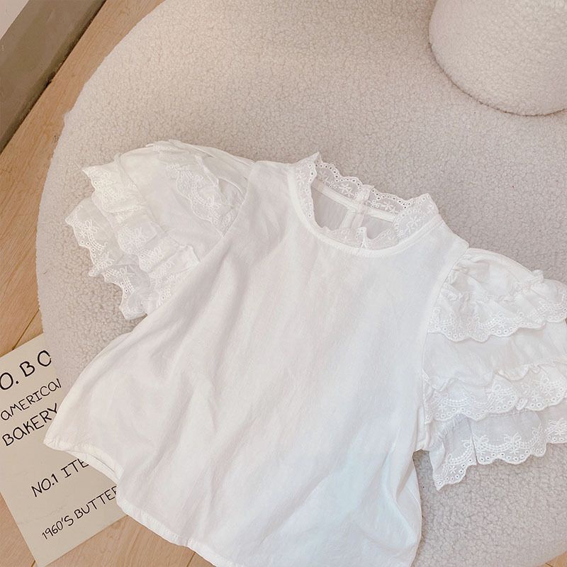 (LOLI-JKT) BS-271 SET ANAK CEWEK PATCHWORK RENDA + CELANA DENIM SIZE 100-140