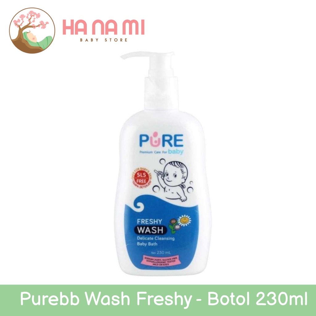 Purebb Wash Freshy / Fruity 230ml / natural essential oil