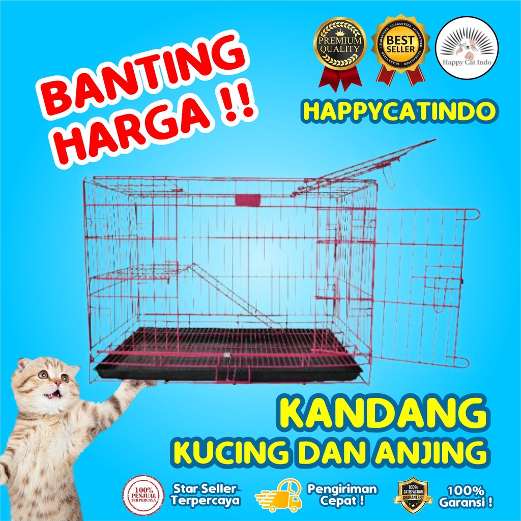 KANDANG UNTUK KUCING ANJING BISA DILIPAT PRAKTIS