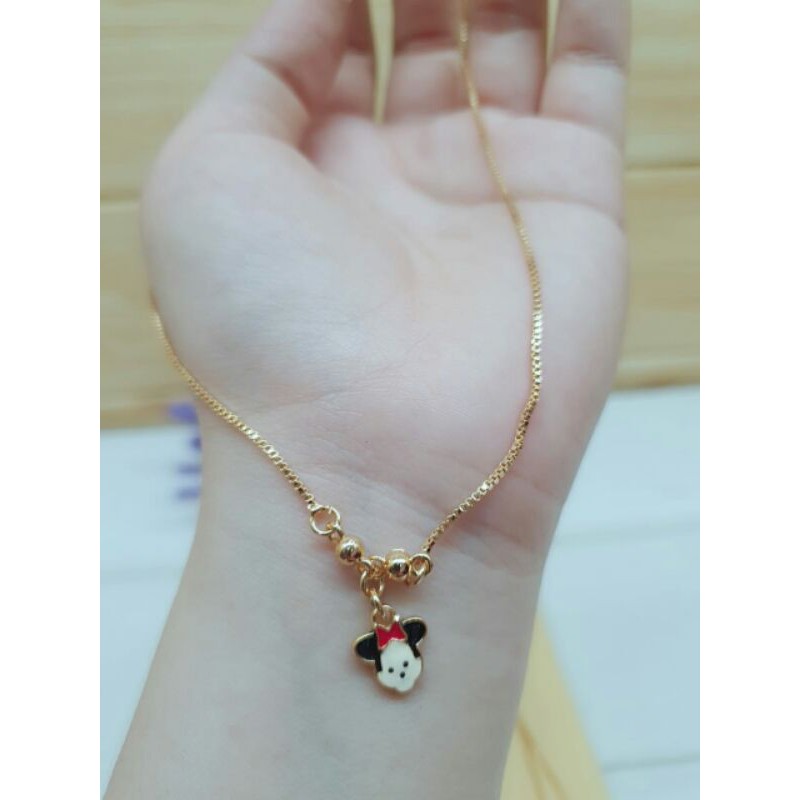 kalung anak anak / kalung xuping anak cewek / kalung anak cewek mickey dan HK