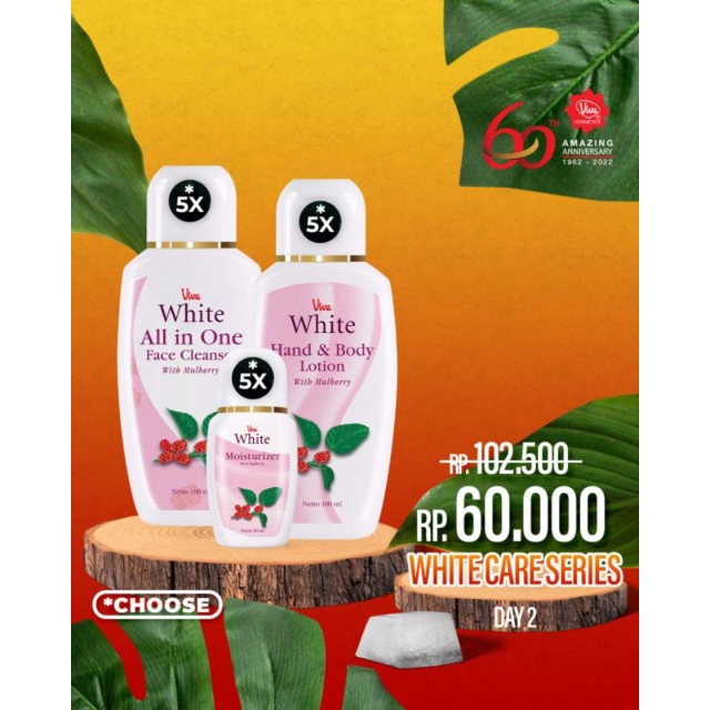 Paket 5 Viva All In One Face Cleanser 5 Moisturizer 5 Hand &amp; Body Lotion