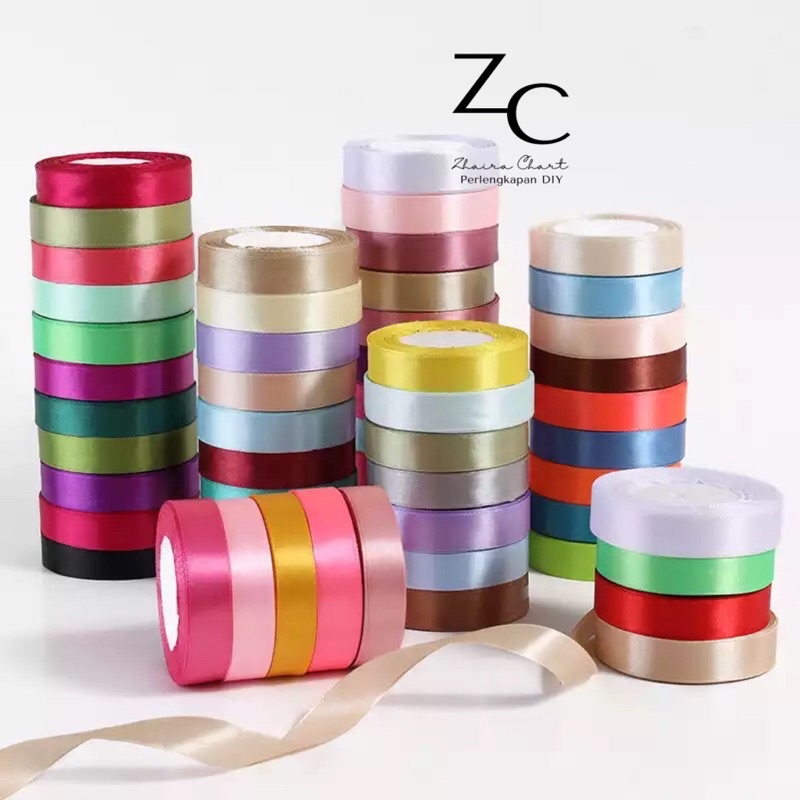 

Pita Satin 3/4 INCH /2 CM Per 1 Roll