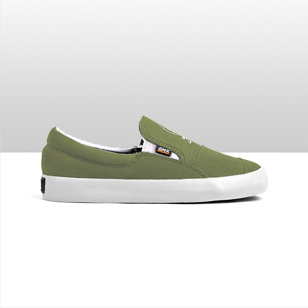 Geoff Max Factory - Meery Olive White (Grade B) | Sepatu Pria | Casual | Sneakers |