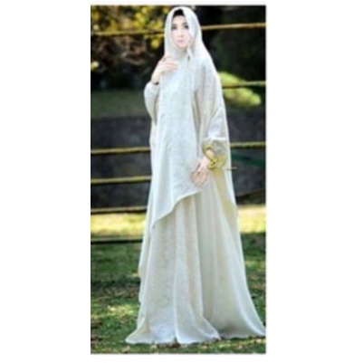 MURAHH Preloved 1 set Dress + khimar SARAH Vi