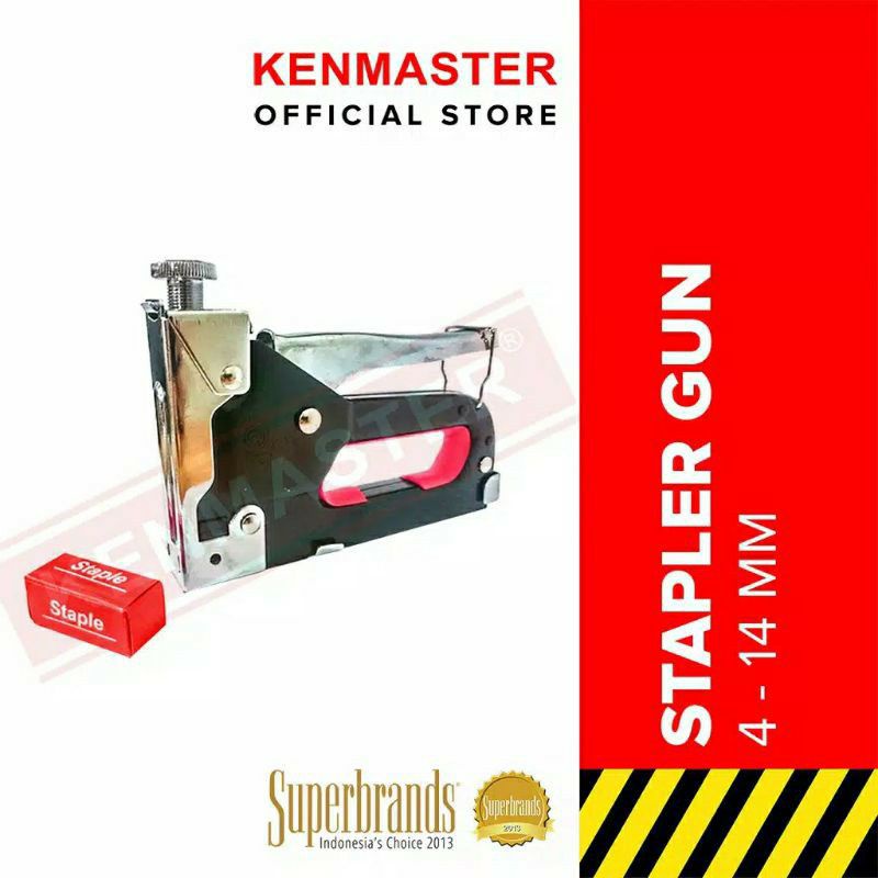 Stapler Gun - Staples Kenmaster Staples Tembak Jok Motor 4 - 14 mm JUMBO