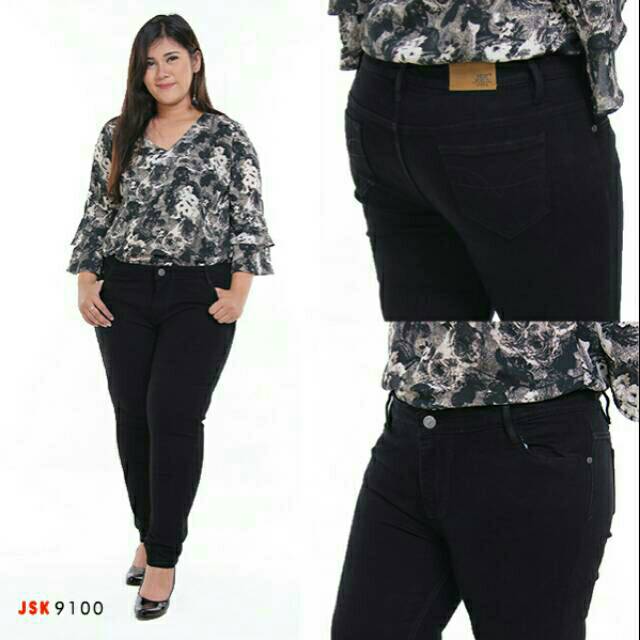 (Size 27-42) Celana Panjang Skinny Jeans Wanita BIG SIZE Jumbo JSK JEANS 5 Warna