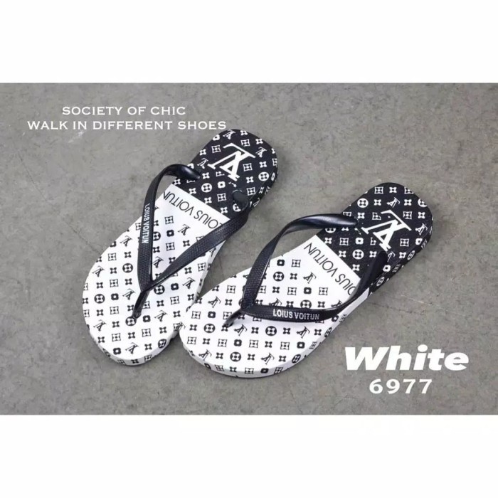 SANDAL JEPIT LOUIS VUITTON WHOTE