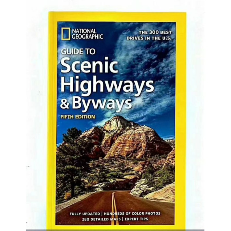 Original national geographic drive through USA Scenic highways &amp;byways/buku import/happychild