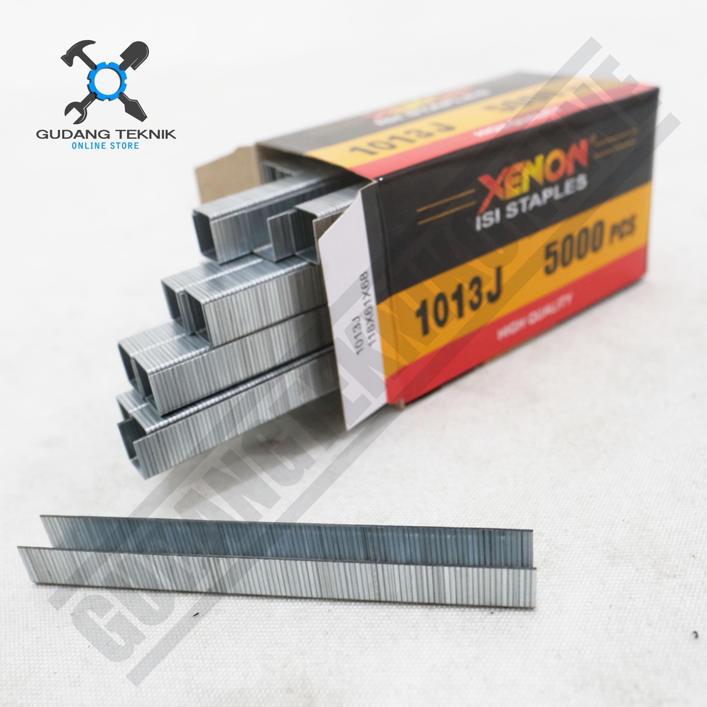 Isi Staples Paku Tembak XENON 1013J 1016J - Refill Air Nailer Stapler Gun XENON