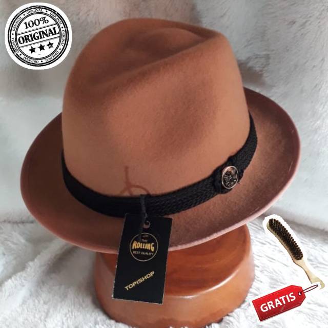 Topi Fedora Laken Original Import