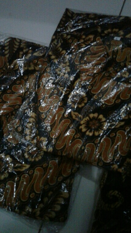 Simifashion Couple Keluarga Kebaya Set Batik Solo Asli Mix Brokat Papa Mama Anak Dijual Terpisah