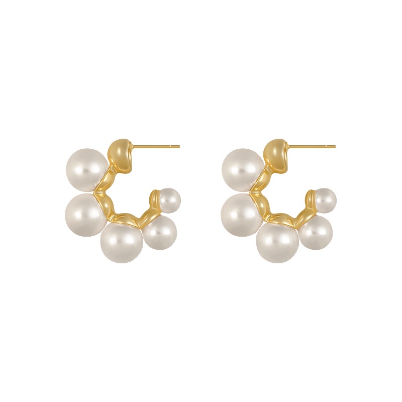 Korea Elegant Girls Pearls Earring Ear Studs Girls Fashion Ear Accessory