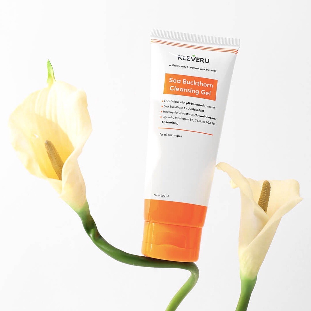 Jual KLEVERU Sea Buckthorn Cleansing Gel ( Face Wash ) Shopee Indonesia