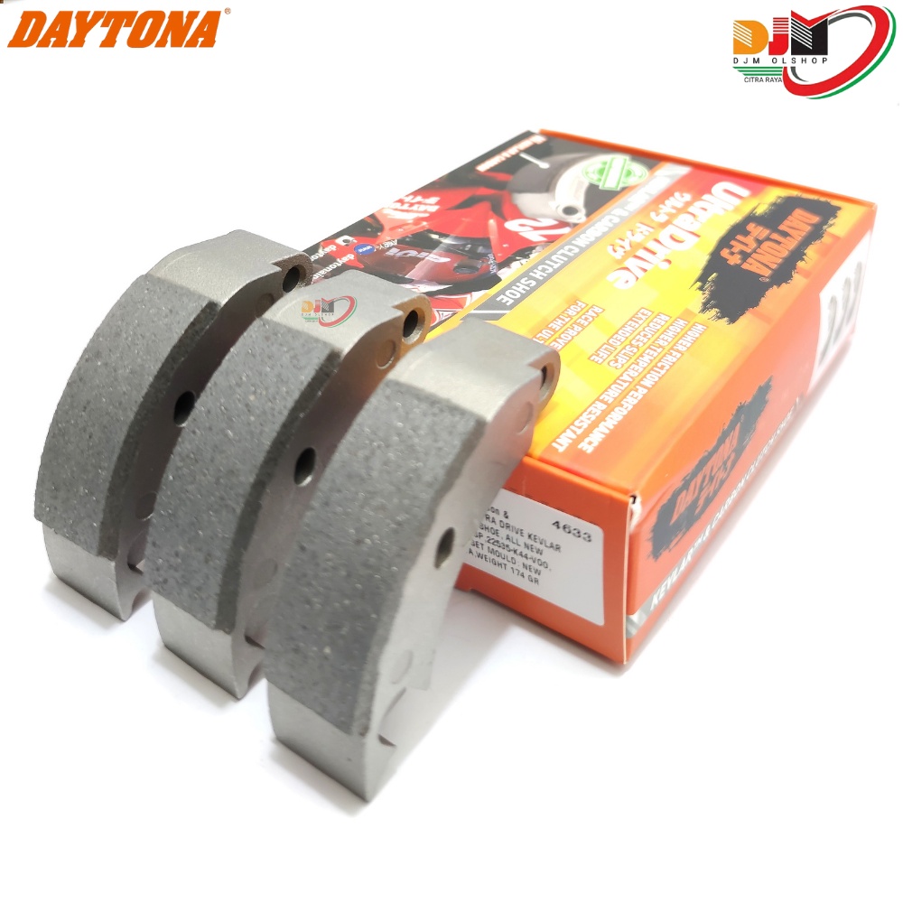 KAMPAS GANDA DAYTONA KEVLAR - CARBON CLUTCH SHOE MIOJ N-MAX AEROX VARIO BEAT DLL