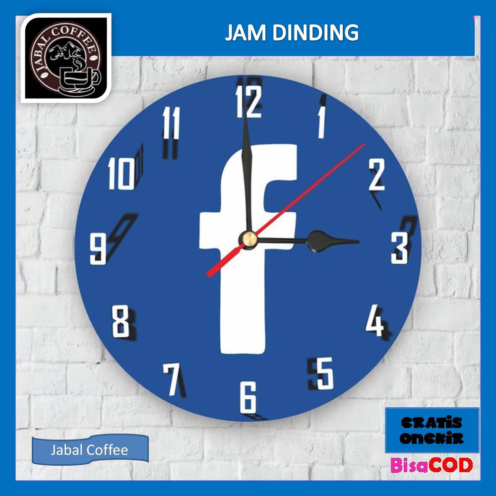 Jam Dinding Minimalis / Jam Dinding Shabby Chic / Wall Clock Desain Unik 10