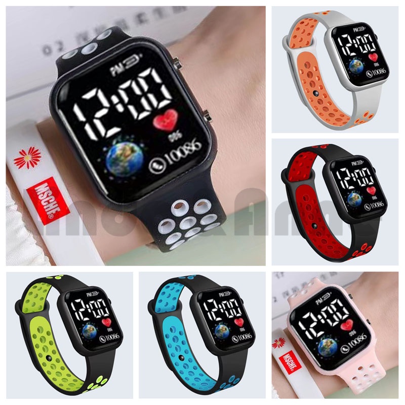 [ Bayar Di Tempat ] Jam Tangan Sport Digital Led Pria Dan Wanita Watch Fashion Murah Import