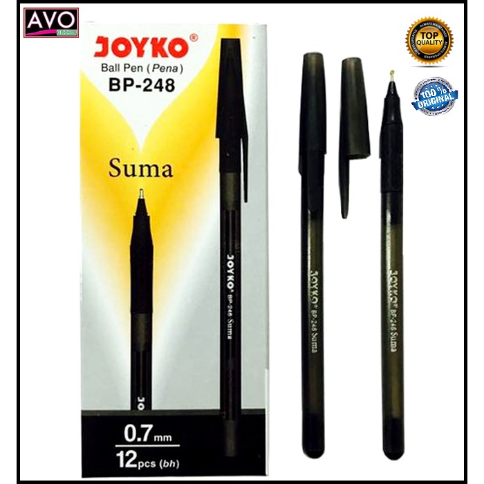

Ballpoint Pen Pulpen tulis hitam Joyko termurah