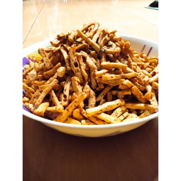 

Basreng pedas daun jeruk isi 1Kg